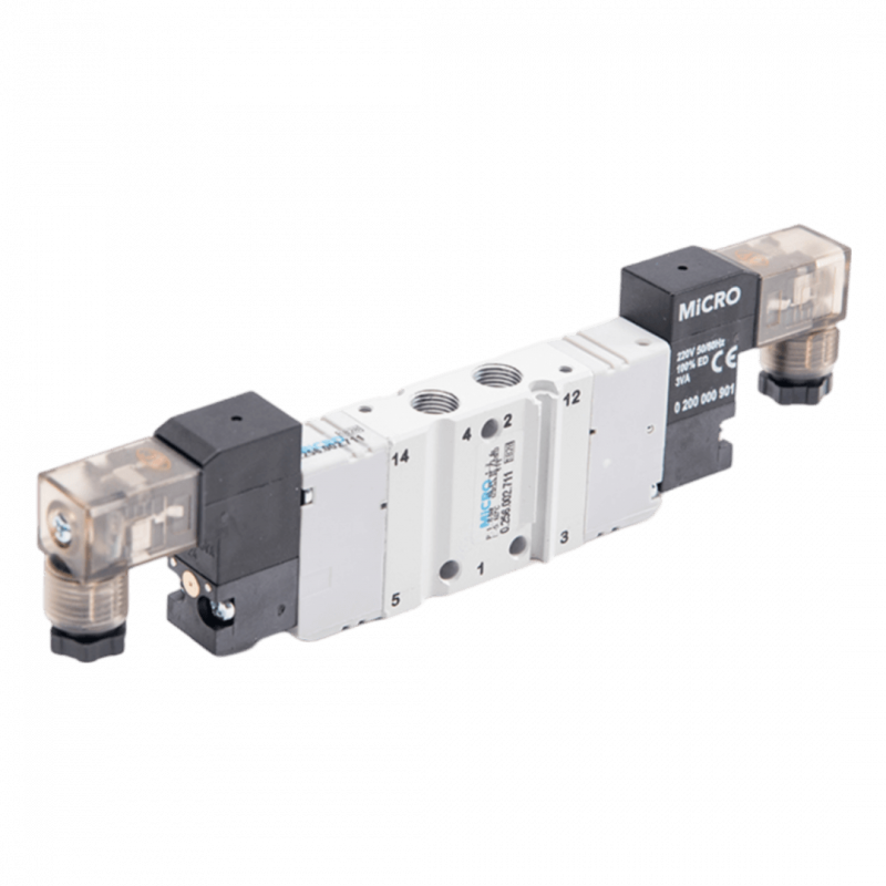 Válvula 5/3 VM15-GM G1/8" CC 220Vca