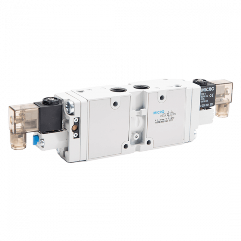 Válvula 5/3 CH3-GM G1/2" ME CA 24Vca