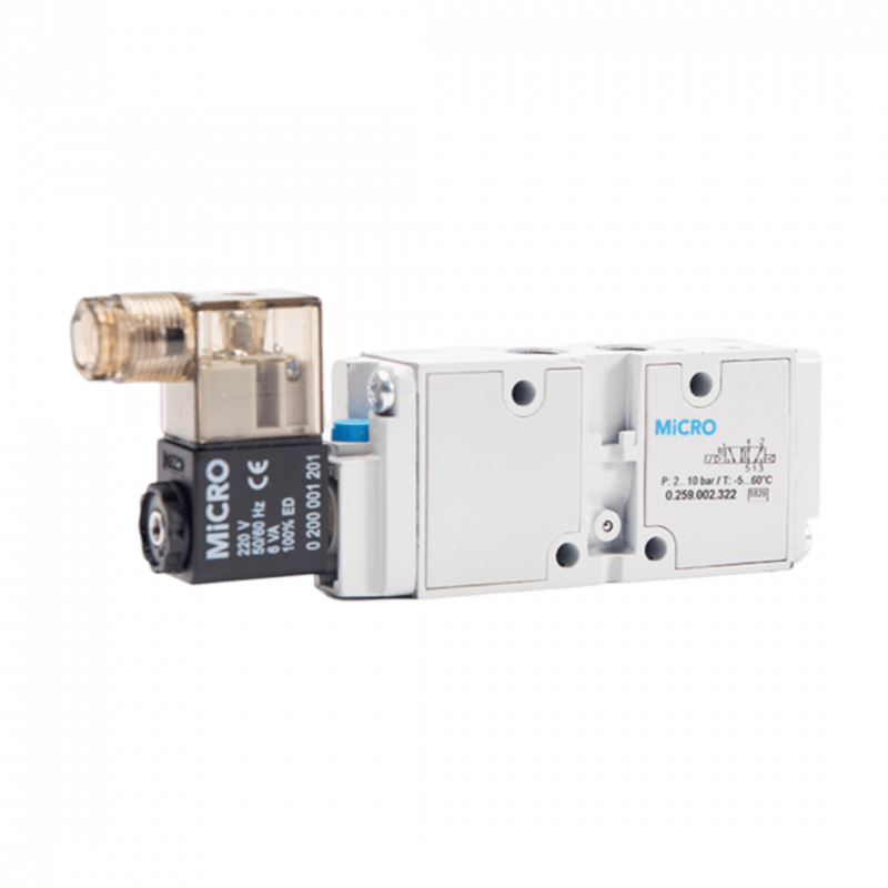 Válvula 3/2 CH1-GM G1/4" ME BIEST 24Vca